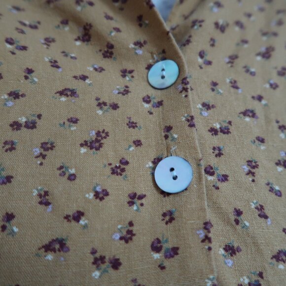 Madewell Ditsy Floral Button-Front Dress with Pockets - Size 6 - - Picture 5 of 8